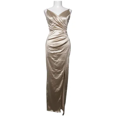 Maxi dress (Beige) from Katniss Elastane, Polyester