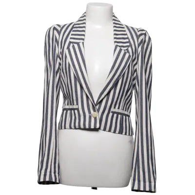 Blazer (Bleu, Blanc) de Nümph Coton, Polyester
