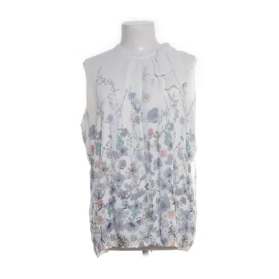 Tank Top (White, Blue) from Zero Elastane, Polyester, Viscose