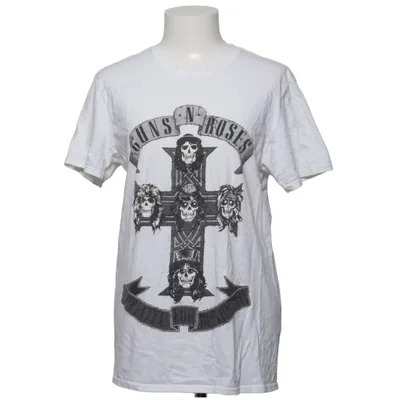 T-shirt (Wit, Zwart) van Guns n' Roses Katoen