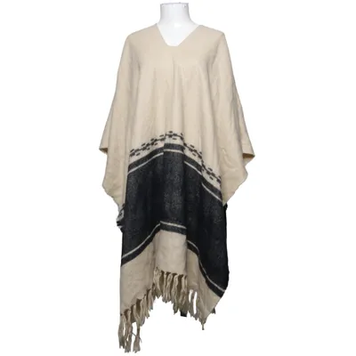 Poncho (Beige, Zwart) van Zara Accessories Acryl