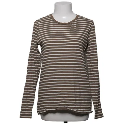 Langarmshirt (Braun, Weiß) von MSCH Copenhagen Baumwolle