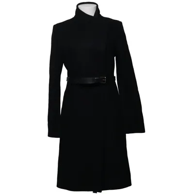 Mantel (Schwarz) von Mango Basics Polyamid, Polyester, Polyurethan, Viskose, Wolle