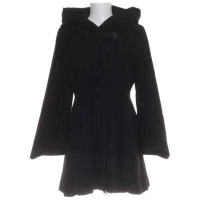 Coat (Black) from Erich Fend Cashmere, Polyamide, Wool