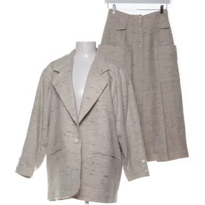 Tailleur jupe (Beige) de Blacky Dress Polyamide, Laine