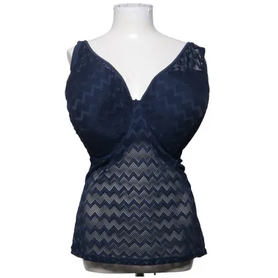 T-shirt de natation (Bleu) de Curvy Kate Élasthane, Polyamide, Polyester
