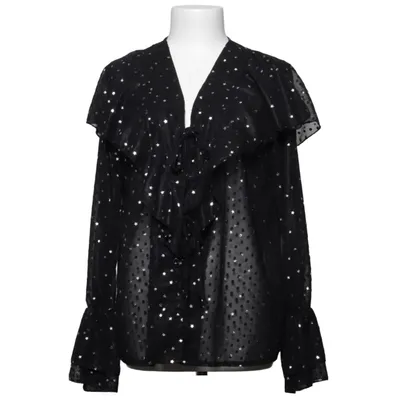 Bluse (Sort, Sølv) fra Ambika Polyester