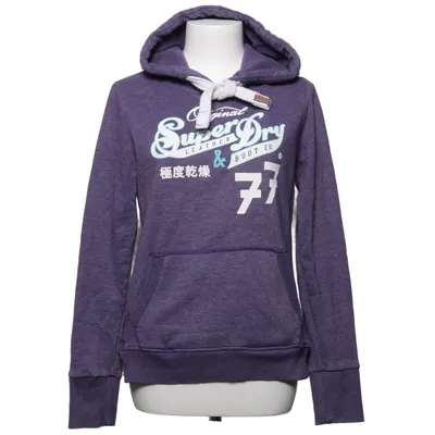 Huvtröja (Lila) från Superdry Bomull, Polyester
