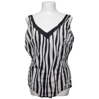 Maillot de bain une pièce (Noir, Blanc) de Fabiani Élasthane, Polyamide