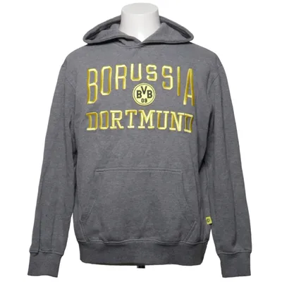 Hoodie (Gray, Yellow) from Borussia Dortmund Cotton, Polyester