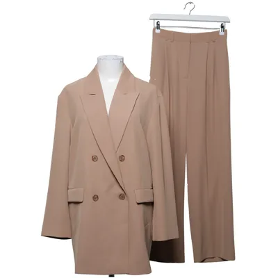 Jakkesæt (Beige) fra Emilio Sarto Elastan, Polyester