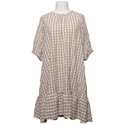 Kjole (Beige, Hvid) fra Istay Polyester, Viscose