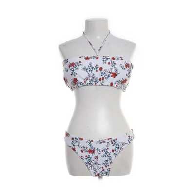 Bikini (Hvid, Flerfarvet) fra Zaful Elastan, Polyester