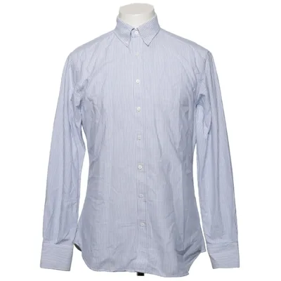 Shirt (Blauw, Wit) van Shirtonomy Katoen