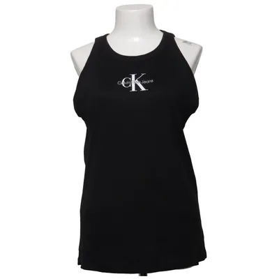 Tanktop (Zwart) van Calvin Klein Jeans Katoen, Elastaan