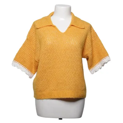Sweater (Orange, White) from Kilky Elastane, Polyamide, Wool, Recycled polyester
