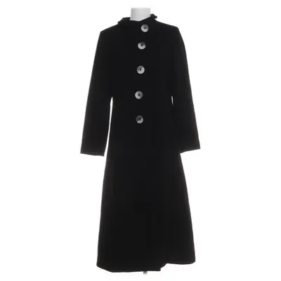 Coat (Black) from Erich Fend Wool, Polyamide, Cashmere, Acetate