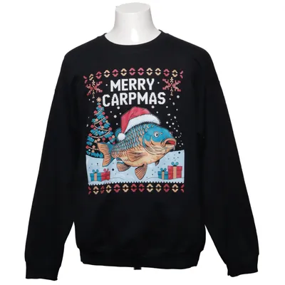 Jultröja (Svart, Flerfärgad) från Gildan Bomull, Polyester