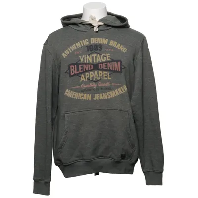 Hoodie (Green) from Blend Cotton, Polyester