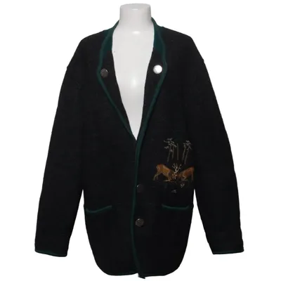 Cardigan (Grijs, Groen) van Stapf Wol