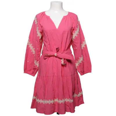 Klänning (Rosa, Flerfärgad) från Indiska Ekologisk bomull, Polyester