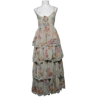 Maxikjole (Beige, Flerfarvet) fra Miss Selfridge Petites Nylon, Polyester