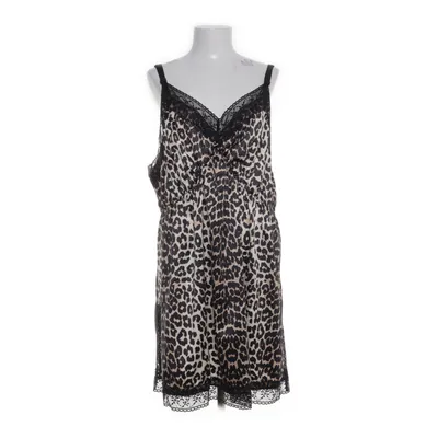 Nachtjapon (Beige, Zwart) van Zizzi Polyamide, Polyester