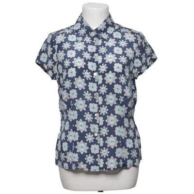 Short sleeve shirt (Blue, White) from Apart Silk
