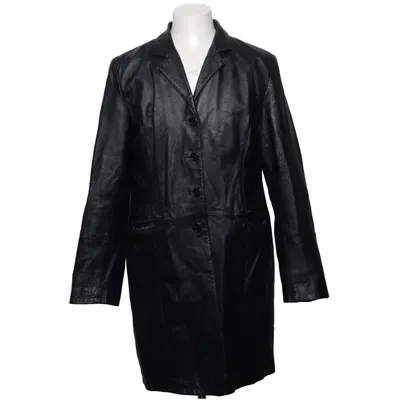 Manteau en cuir (Noir) de Alvaro