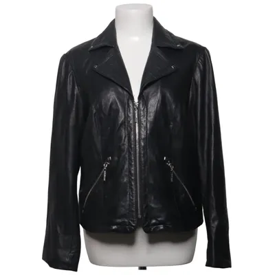 Bikerjack (Zwart) van Mark Adam Leer, Polyester
