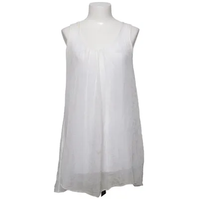 Jurk (Wit) van Made in italy Elastaan, Zijde, Viscose
