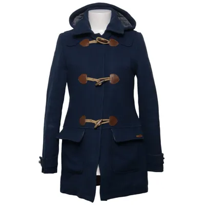 Duffle coat (Blue) from Lee Polyester, Wool