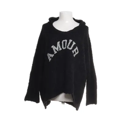 Huvtröja (Svart) från Nuit Akryl, Alpackaull, Polyester, Ull, Viskos