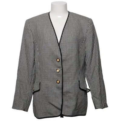 Blazer (Noir, Blanc) de Marcona Viscose, Laine