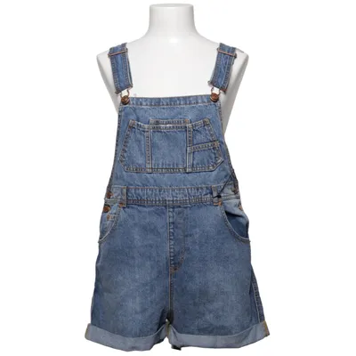 Dungaree shorts (Blue) from Monki Cotton