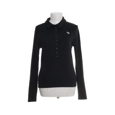 Rugby shirt (Zwart) van Abercrombie & Fitch Katoen, Elastaan