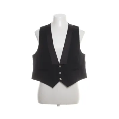 Gillet (Zwart) Wol, Viscose