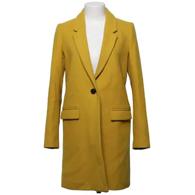 Manteau (Jaune) de Zara Trafaluc Outerwear Collection Polyester, Laine