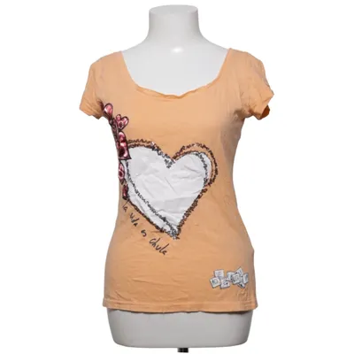 T-shirt (Orange) von Desigual Baumwolle, Viskose