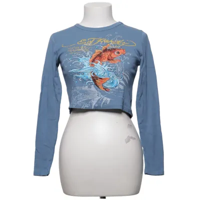 Long sleeve T-shirt (Blue, Multicolored) from Ed Hardy x Urban Outfitters Cotton