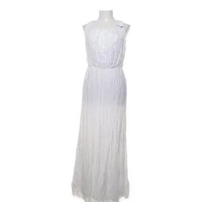 Strandklänning (Vit) från Zorbe Elastan, Silke, Viskos