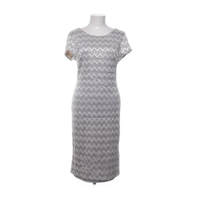 Klänning (Grå, Vit) från Risca Elastan, Polyester