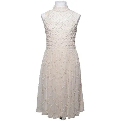 Robe de cocktail (Beige) de Derhy Nylon, Polyester