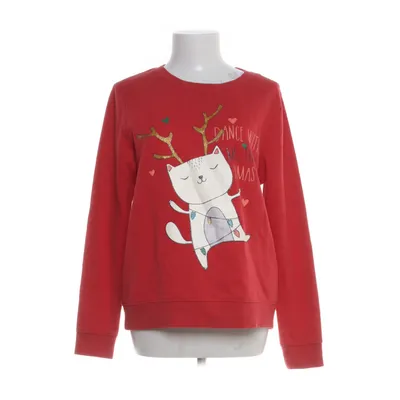 Sweatshirt (Red, Multicolored) from Clockhouse by C&A Cotton, Polyester