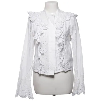 Blouse (White) from H&M Cotton, Polyester