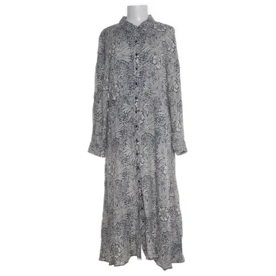 Kjole (Hvid, Blå) fra Morris & Co x H&M Viscose