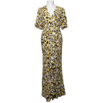 Maxi dress (Black, Yellow, White) from Rixo Cotton, Polyester, Silk