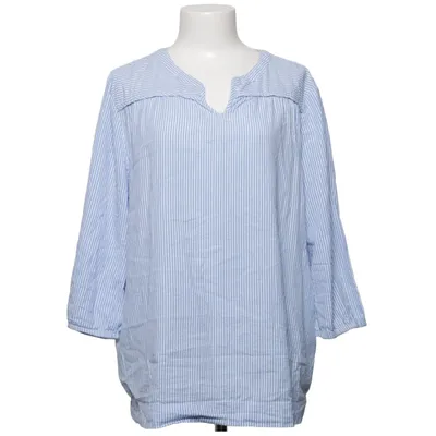Bluse (Blå, Hvid) fra Cecil Bomuld, Polyester