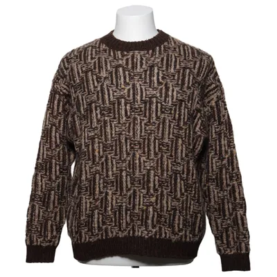 Pull-over (Marron, Beige) de Zara Acrylique, Polyester, Laine