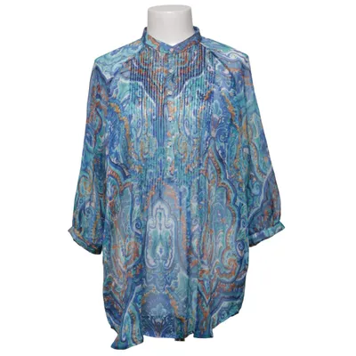 Bluse (Blau, Grün, Mehrfarbig) von Lauren Ralph Lauren Polyester